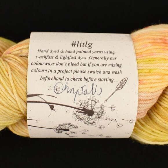 LITLG Fine Sock Yarn Merino Nylon Blend Hand-Dyed Chrysalis - Picture 4 of 4